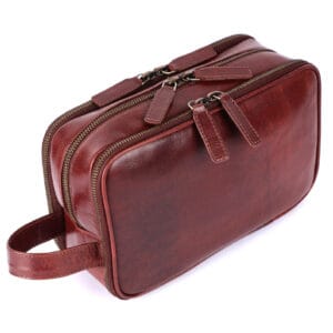 Premium Leather Toiletry Organizer