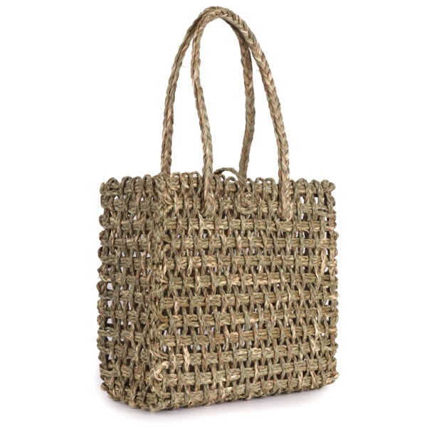 Rustic Weave Handcrafted Jute Tote - Image 3