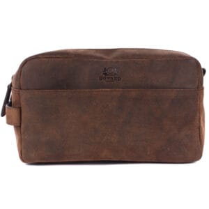 WILD WOOD NEST Rustic Leather Travel Dopp Kit