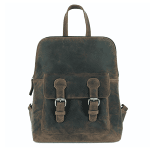 WILD WOOD NEST Rustic Heritage Leather Backpack