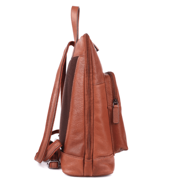 Vintage Luxe Leather Backpack - Image 3
