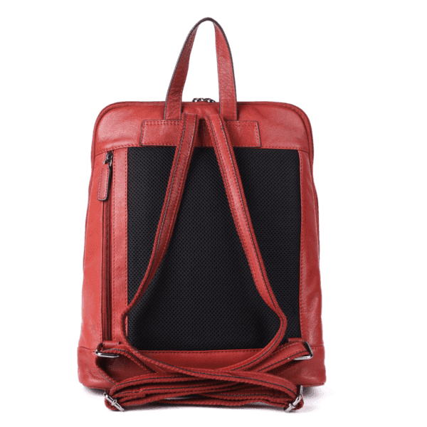 Scarlet Luxe Leather Backpack - Image 3