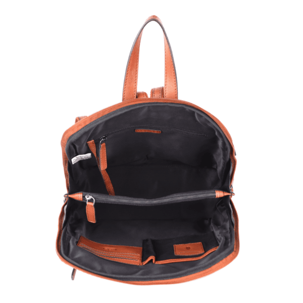 Vintage Luxe Leather Backpack - Image 5