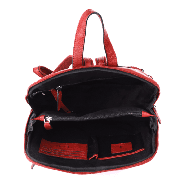 Scarlet Luxe Leather Backpack - Image 2