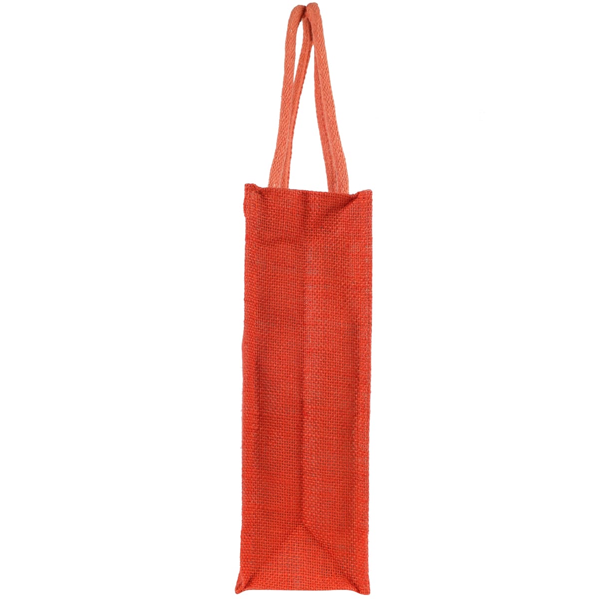 Terracotta Orange Madhubani Art Jute Tote - Image 3