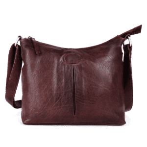 Classic Chocolate Brown Leather Bag