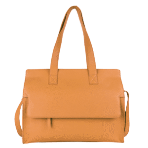 Classic Leather Shoulder Tote Bag
