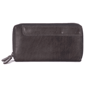 Leather Zip-Around Wallet
