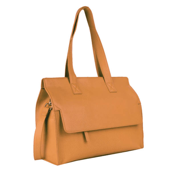 Classic Leather Shoulder Tote Bag - Image 2