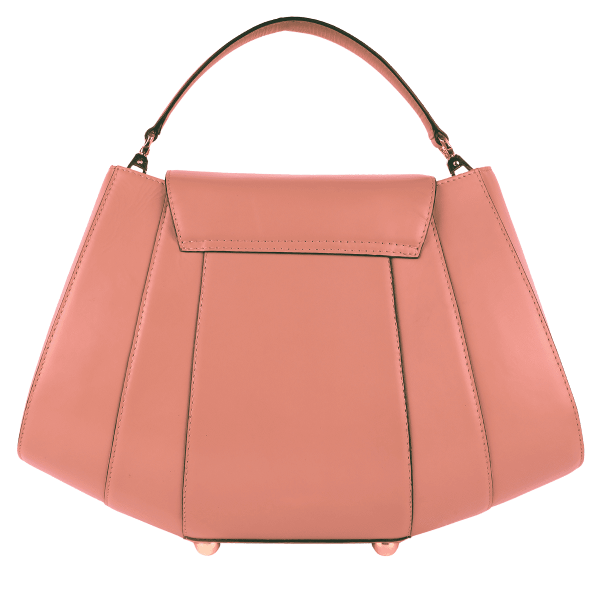 Rose Blush Structured Top Handle Bag - Image 2