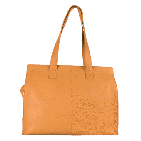 Classic Leather Shoulder Tote Bag - Image 4
