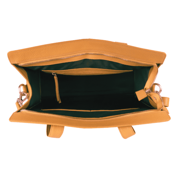 Classic Leather Shoulder Tote Bag - Image 5