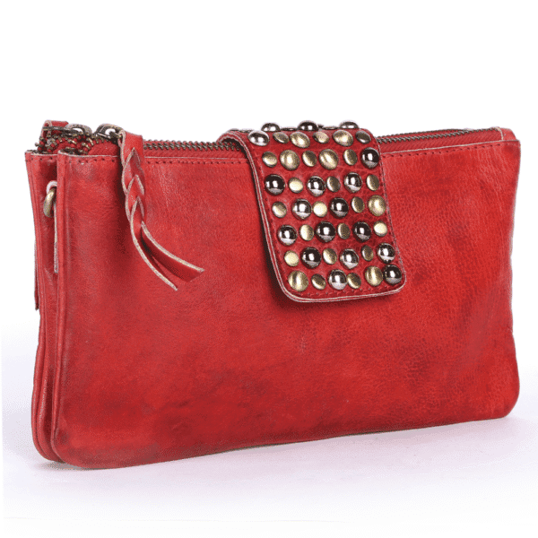 Premium Red Leather Sling Bag - Image 4