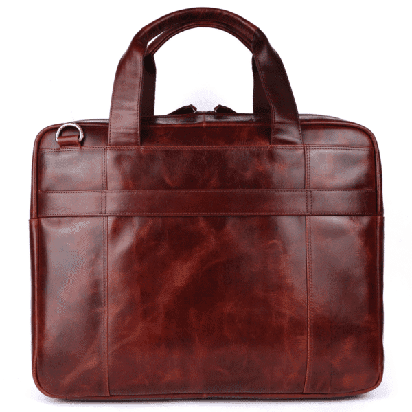 Premium Leather Office Laptop Bag - Image 4
