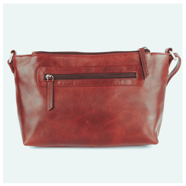 Elegant Handmade Leather Crossbody Bag - Image 3