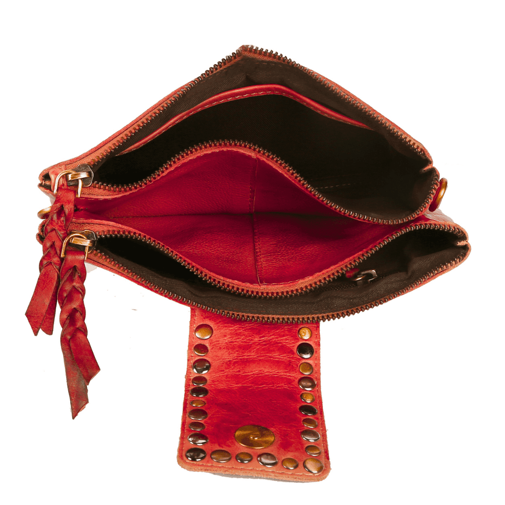 Premium Red Leather Sling Bag - Image 3