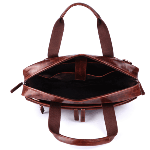 Premium Leather Office Laptop Bag - Image 2