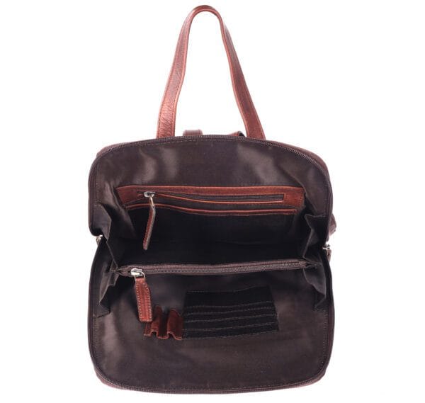 Minimalist Leather Backpack - Image 4
