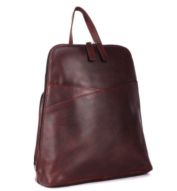Minimalist Leather Backpack - Image 5