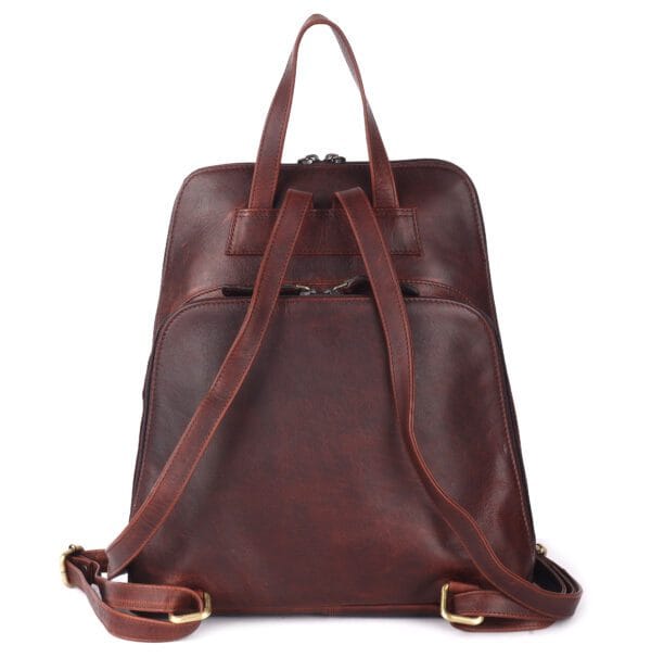 Minimalist Leather Backpack - Image 2