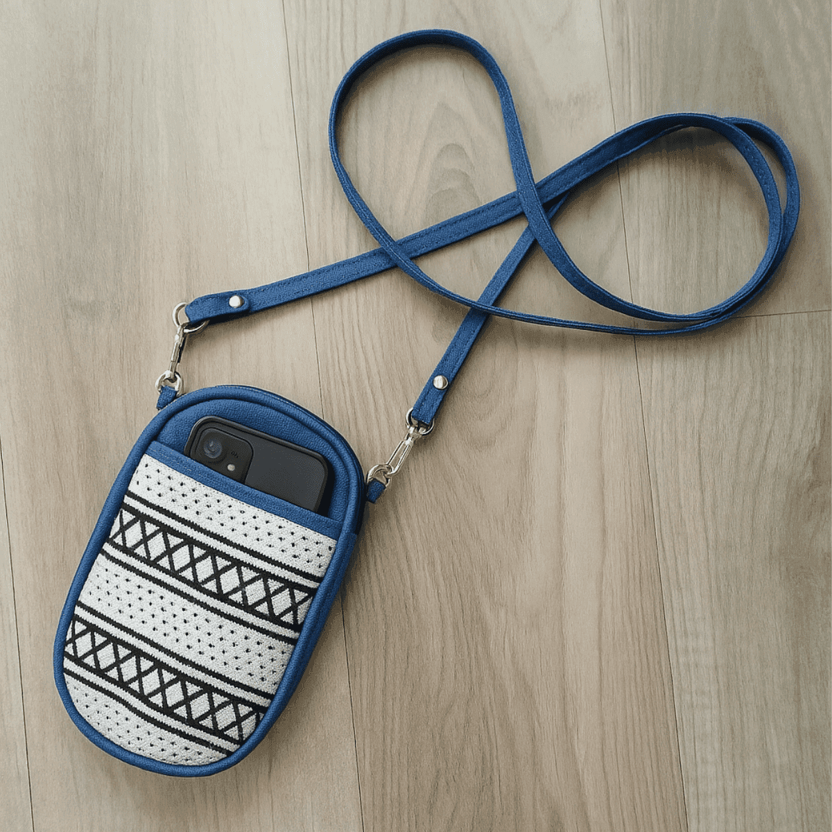 Ethnic Pattern Mobile Crossbody Bag