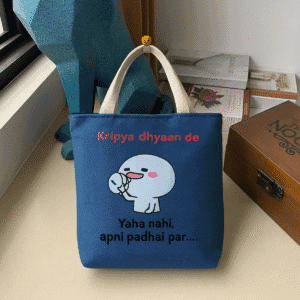 Funny Hindi Quote Tote Bag