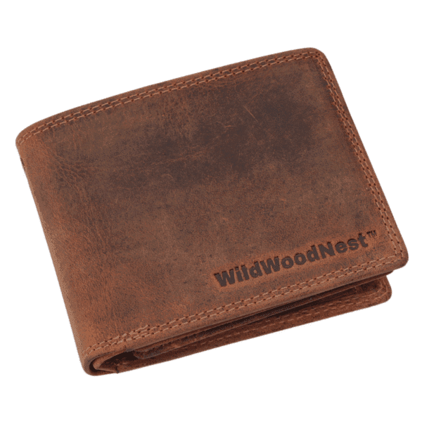 WildWoodNest Vintage Brown Leather Wallet - Image 4