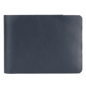 Classic Navy Blue Genuine Leather Wallet